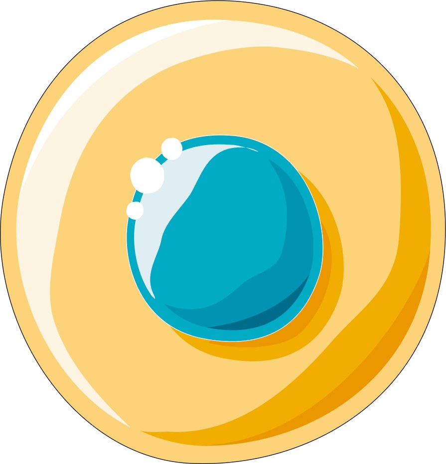 Stylised illustration of cancer cells