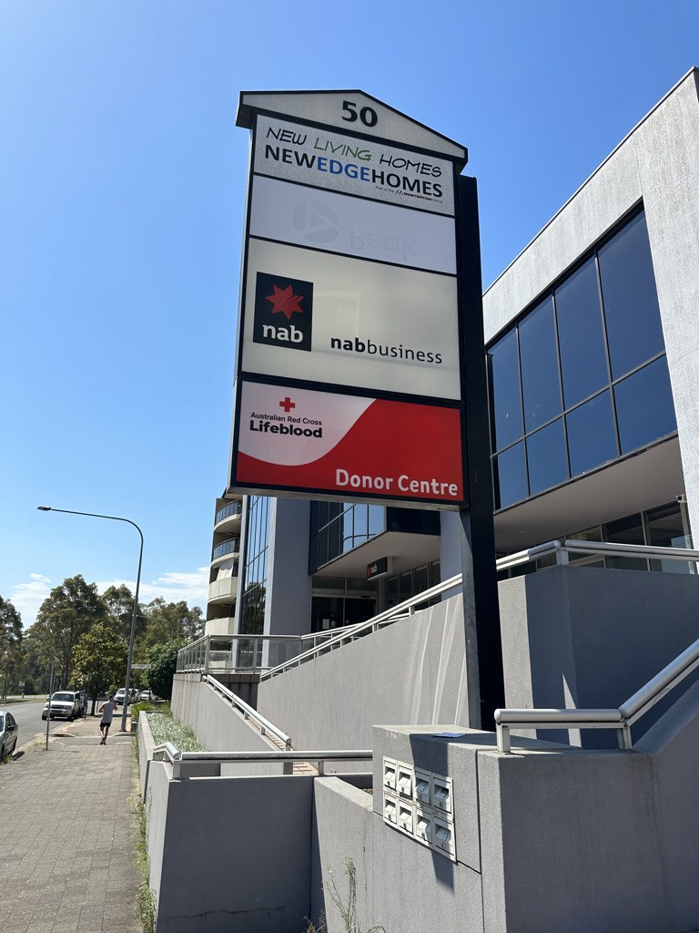 The Lifeblood Liverpool Donation Centre, a Red Cross blood donation centre in Liverpool, New South Wales.